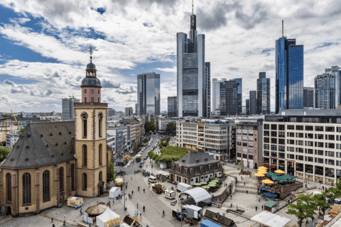 One day trip Frankfurt city center to Wertheim shopping center